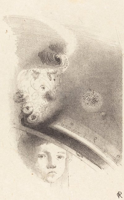 Testa di un bambino da Odilon Redon