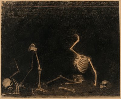 La battaglia delle ossa da Odilon Redon