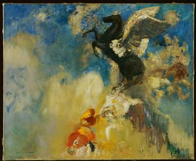 Il Pegaso nero da Odilon Redon