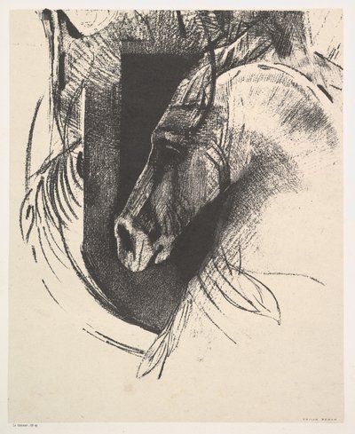 Il destriero da Odilon Redon
