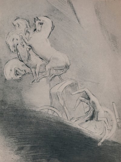 La caduta di Fetonte, fine XIX secolo, 1946 da Odilon Redon
