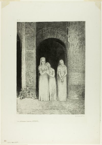 Le Sacerdotesse Stavano Aspettando, da Notte da Odilon Redon