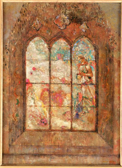 La vetrata da Odilon Redon
