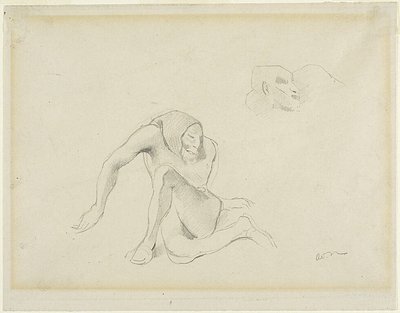Due figure grottesche da Odilon Redon