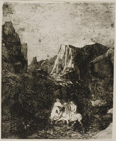 Due piccoli cavalieri da Odilon Redon