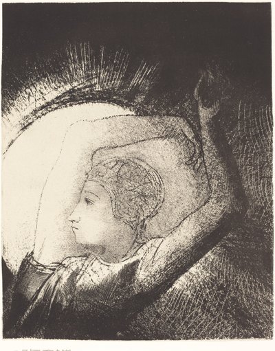Una donna vestita di sole da Odilon Redon