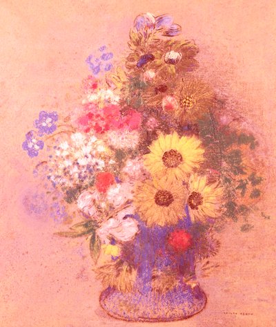 Vaso di fiori da Odilon Redon