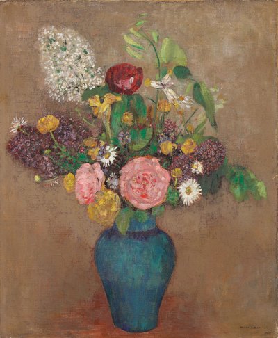 Vaso con fiori da Odilon Redon