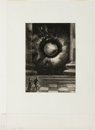 Visione, tavola otto da In Dreams da Odilon Redon