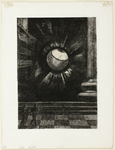 Visione, tavola otto da In Dreams da Odilon Redon