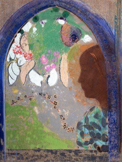 Donna alla finestra da Odilon Redon