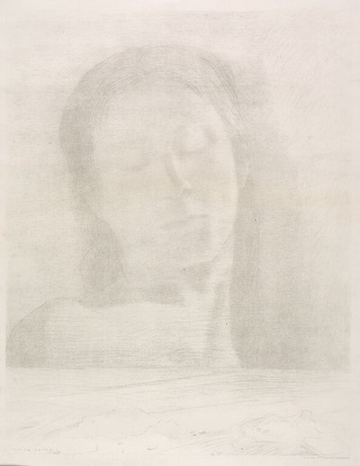 Occhi chiusi da Odilon Redon