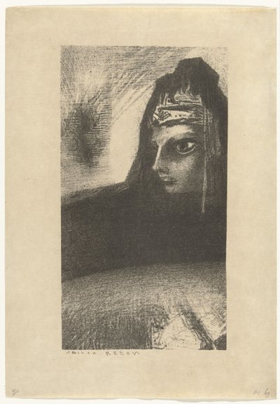 Sfinge nera da Odilon Redon