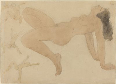 Studi di ballerine nude da Odilon Roche