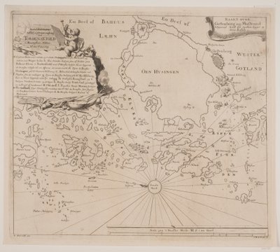 Assalto della vecchia Elfborg da parte di Tordenskjold nel 1719 da Odvardt Helmoldt de Lode
