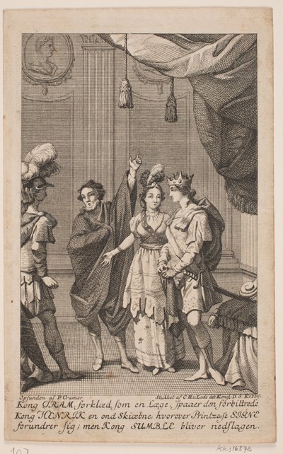 Illustrazione per N. K. Bredal, "Gram e Signe" da Odvardt Helmoldt de Lode