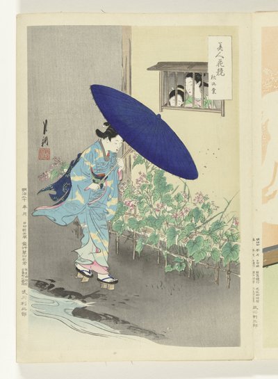 Siepe in fiore da Ogata Gekko