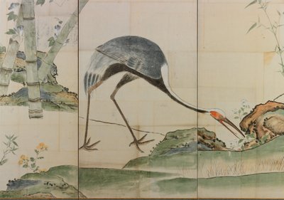 Gru, Pini e Bambù da Ogata Korin