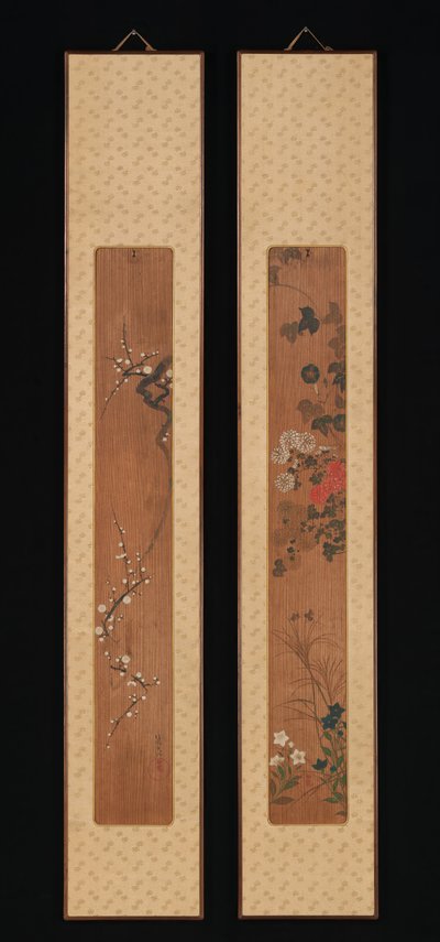 Fiori di primavera e autunno, poco dopo il 1701 da Ogata Korin