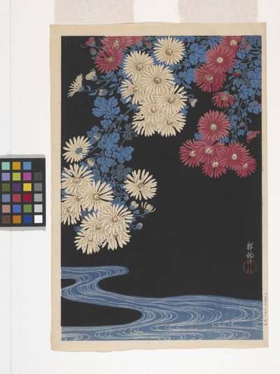 Crisantemi E Ruscello da Ohara Koson