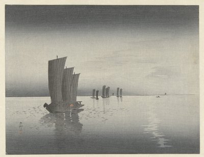 Barche da pesca da Ohara Koson