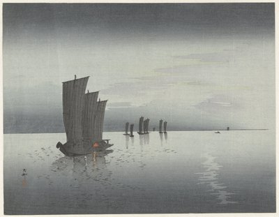 Barche da pesca da Ohara Koson