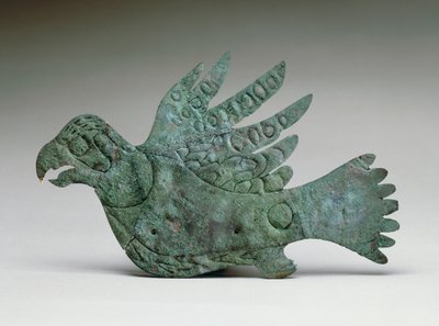 Falco ritagliato, 200 a.C.-100 d.C. da Ohio Hopewell culture