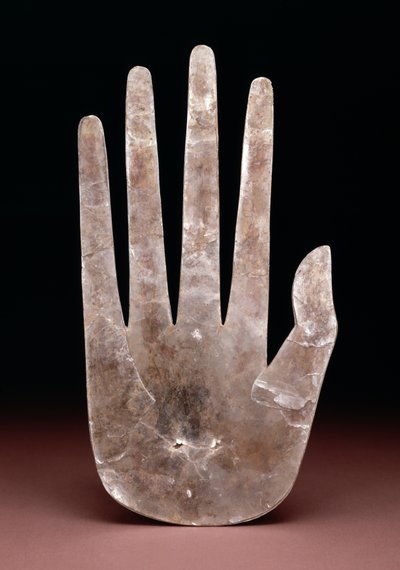 Sagoma a forma di mano (200 a.C.-400 d.C.) da Ohio Hopewell culture