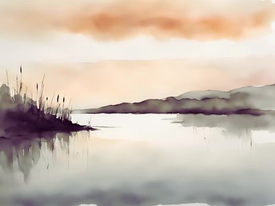 La serenità del lago nebbioso da Ohkimiko
