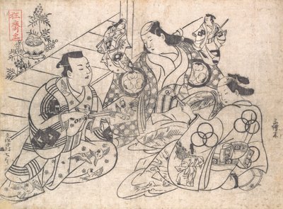 Scena di un dramma da Okumura Masanobu