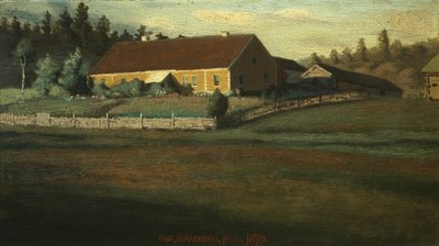 Sorenskivergården a Setesdal da Olaf Isaachsen