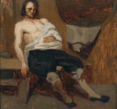Uomo ferito da Olaf Isaachsen