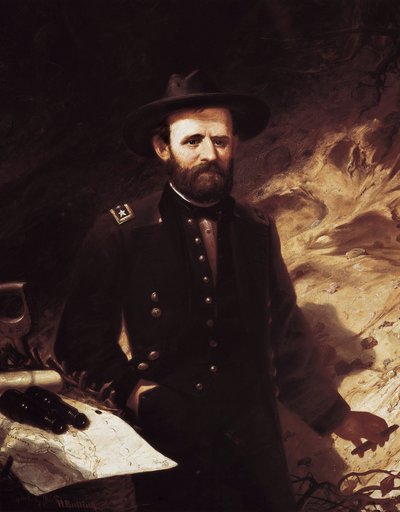 Ritratto di Ulysses Simpson Grant da Ole Peter Hansen Balling