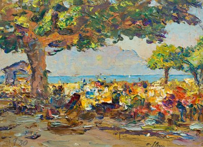 Mercato a Vevey da Olga (1881 1941) Slomszynska