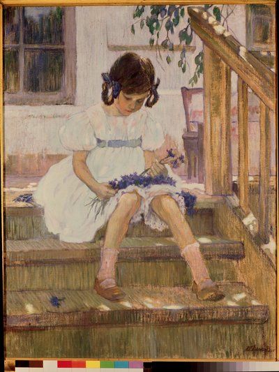 La bambina con i mirtilli da Olga Lyudvigovna Della Vos Kardovskaya