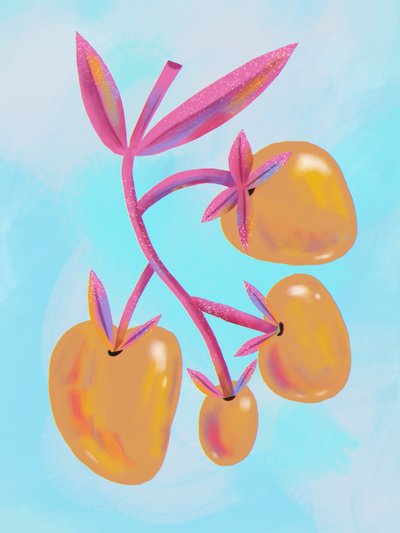 Frutta dai colori vivaci da Olga Skomorokhova