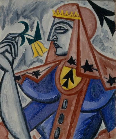 Regina di picche, 1913-1914 da Olga Rozanova