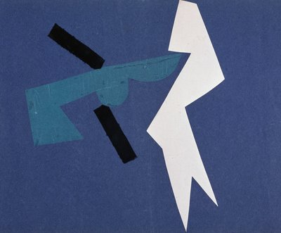 Guerra Universale: opera di collage di Olga Rosanova, gennaio 1916 da Olga Wladimirowna  Rosanowa