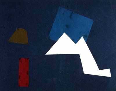 Guerra Universale: opera di collage di Olga Rosanova, gennaio 1916 da Olga Wladimirowna  Rosanowa