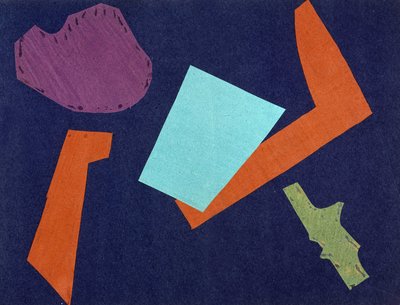 Guerra Universale: Collage di Olga Rosanova, gennaio 1916 da Olga Wladimirowna  Rosanowa