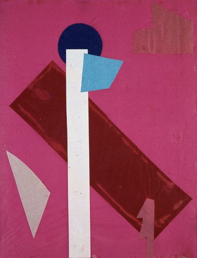 Guerra universale: Collage di Olga Rosanova, gennaio 1916 da Olga Wladimirowna  Rosanowa