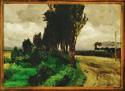 La ferrovia nel paesaggio - La ferrovia in un paesaggio ... da Olga Wisinger Florian
