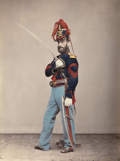 Artiglieria leggera, sergente maggiore, 1866 da Oliver H. Willard.