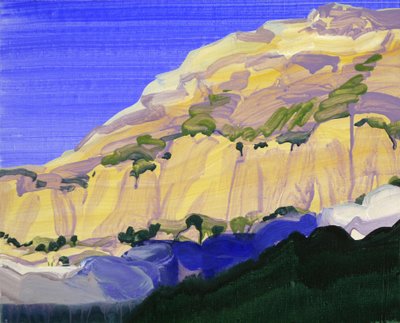 Leukerbad 10, 2012 (acrilico su tela) da Olivier Morel