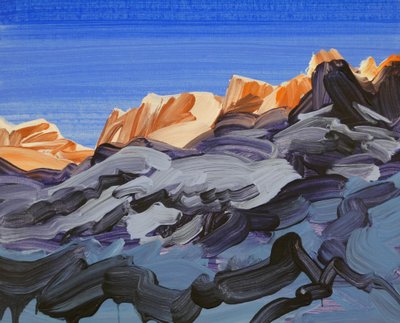 Leukerbad 11, 2012 (acrilico su tela) da Olivier Morel