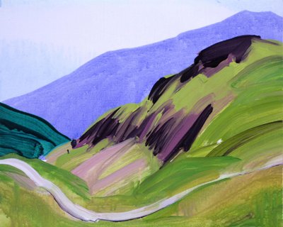Leukerbad 12, 2012 (acrilico su tela) da Olivier Morel