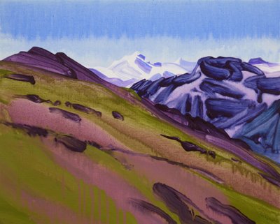 Leukerbad 18, 2012 (acrilico su tela) da Olivier Morel