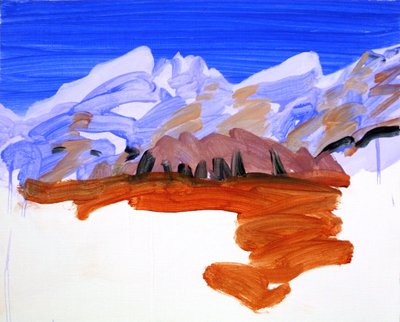 Leukerbad 21, 2012 (acrilico su tela) da Olivier Morel