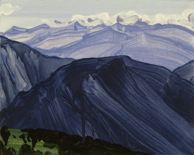 Leukerbad 28, 2014 (acrilico su tela) da Olivier Morel