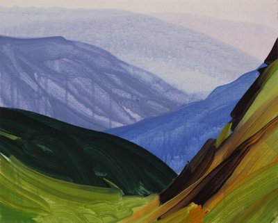 Leukerbad 29, 2014 (acrilico su tela) da Olivier Morel